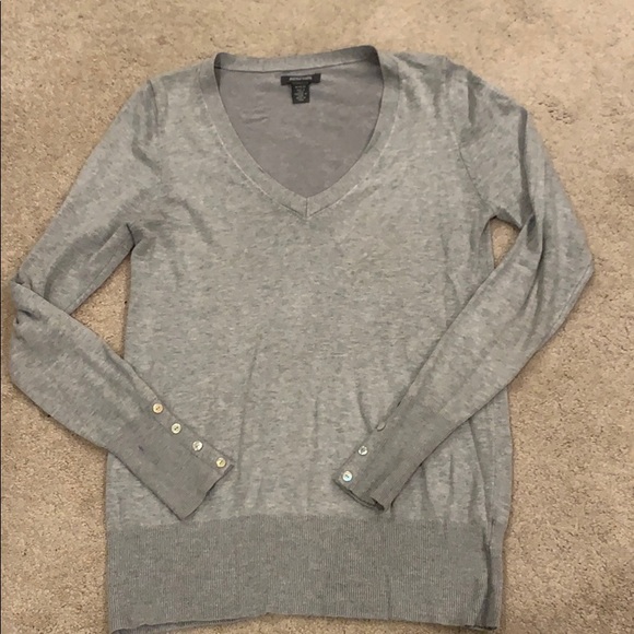 Kenneth Cole Reaction grey V-neck sweater - Picture 1 of 5